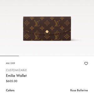 Louis Vuitton Brown Monogram Wallet